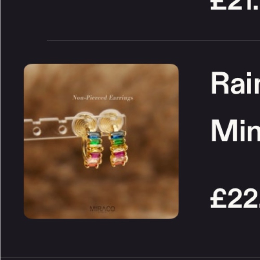 Colorful Clip-On Earrings